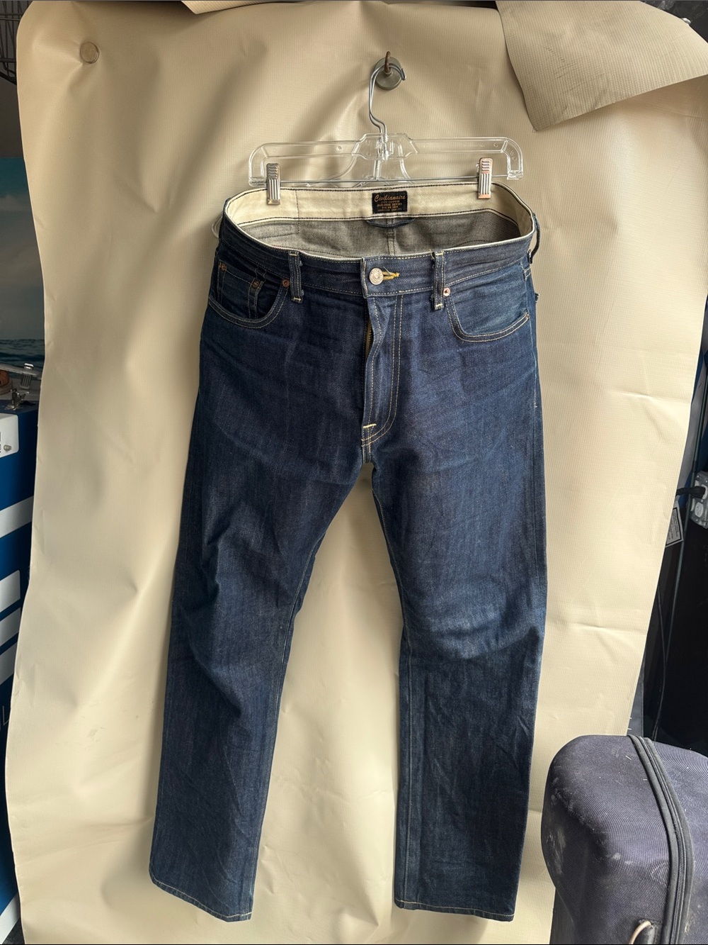 Civilianaire Japanese Selvedge Denim Jeans USA Made 34 Dark Wash